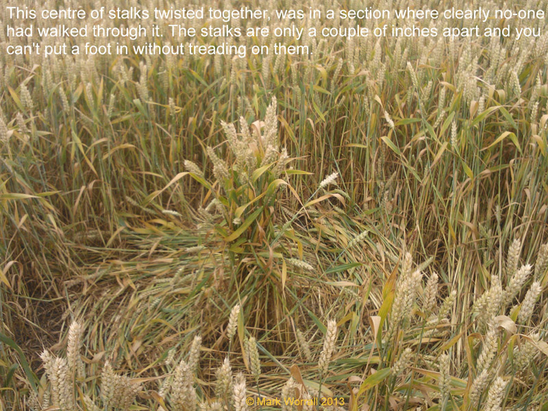 Monument Hill, Wiltshire crop circle, aerial photo 68