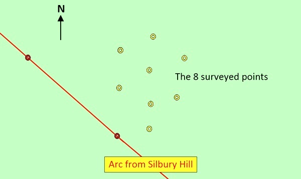 Monument Hill, Wiltshire crop circle, aerial photo 24