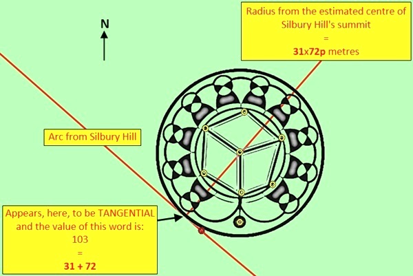 Monument Hill, Wiltshire crop circle, aerial photo 33