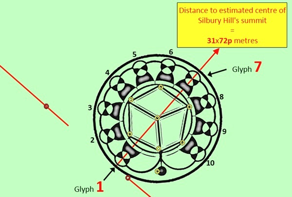 Monument Hill, Wiltshire crop circle, aerial photo 31