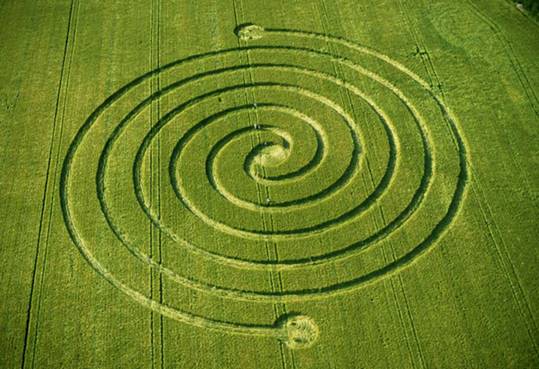Silbury Hill (2), Wiltshire crop circle, aerial photo 14