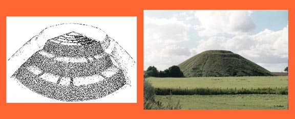 Silbury Hill, Wiltshire crop circle, aerial photo 10