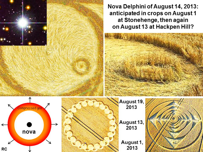 Stonehenge, Wiltshire crop circle, aerial photo 13