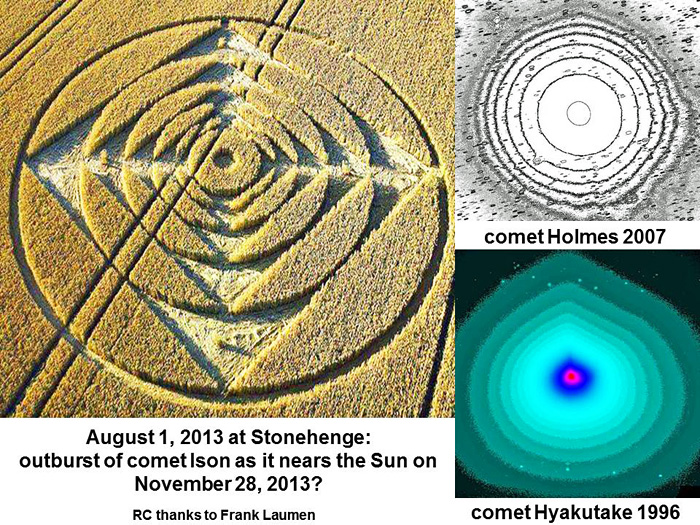 Stonehenge, Wiltshire crop circle, aerial photo 10