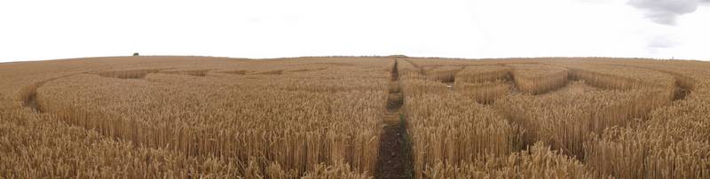 Stonehenge, Wiltshire crop circle, aerial photo 67