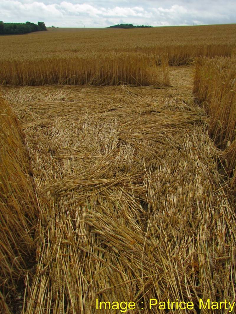Stonehenge, Wiltshire crop circle, aerial photo 126