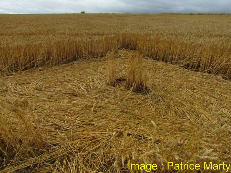 Stonehenge, Wiltshire crop circle, aerial photo 124