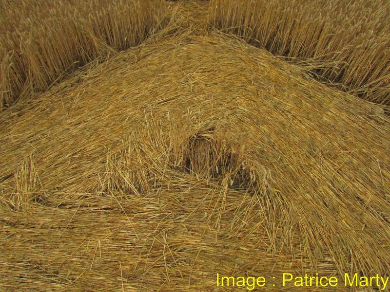 Stonehenge, Wiltshire crop circle, aerial photo 123