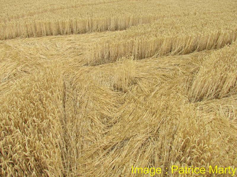 Stonehenge, Wiltshire crop circle, aerial photo 122