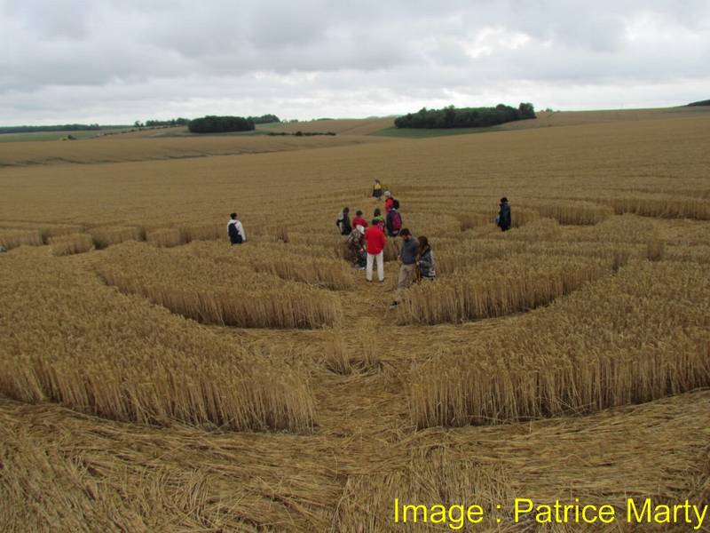 Stonehenge, Wiltshire crop circle, aerial photo 106