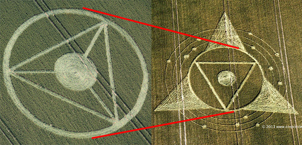 Wessex Ridgeway, Wiltshire crop circle, aerial photo 20