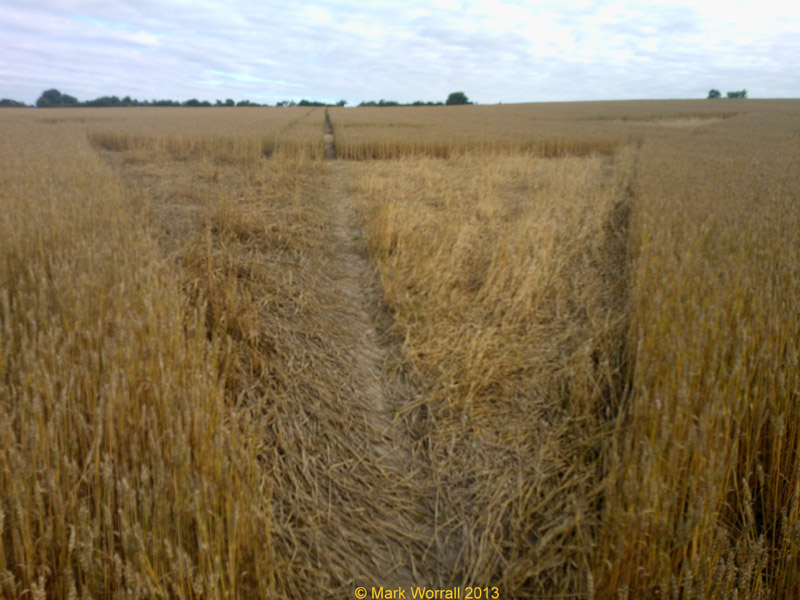 Wessex Ridgeway, Wiltshire crop circle, aerial photo 60