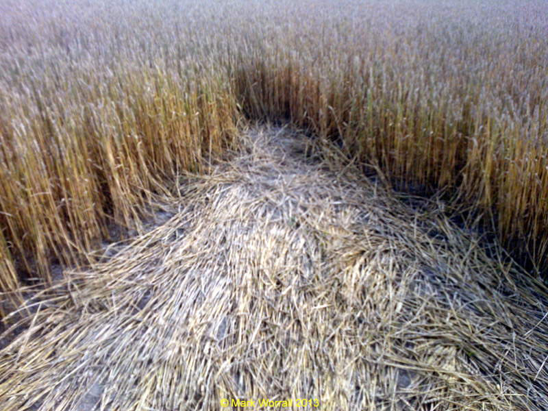 Wessex Ridgeway, Wiltshire crop circle, aerial photo 56
