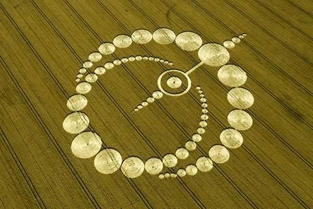 Wessex Ridgeway, Wiltshire crop circle, aerial photo 37