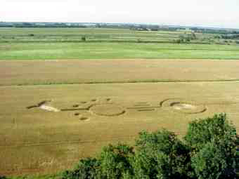 Stadskanaal (2), Netherlands crop circle, aerial photo 4