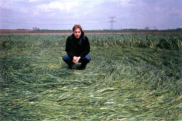 Hoeven, Netherlands crop circle, aerial photo 3
