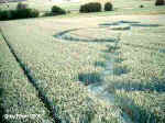 Netze, Germany crop circle, aerial photo 2