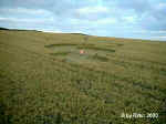 Netze, Germany crop circle, aerial photo 4