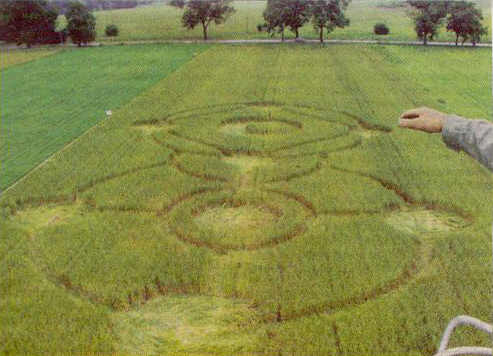 Pomerania, Wiltshire, Poland crop circle, aerial photo 4