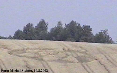 Zavlekov, Czech Republic crop circle, aerial photo 2