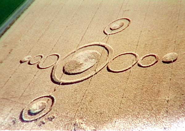 Teton, USA crop circle, aerial photo 3