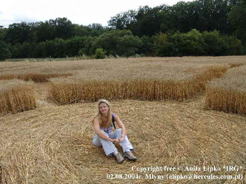 Kietrzem, Poland crop circle, aerial photo 15