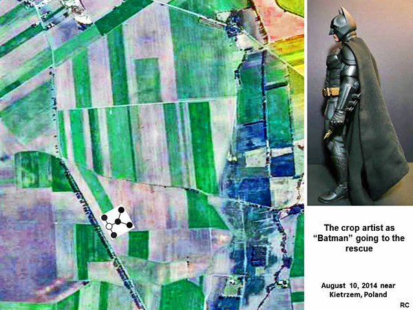 Kietrzem, Poland crop circle, aerial photo 7