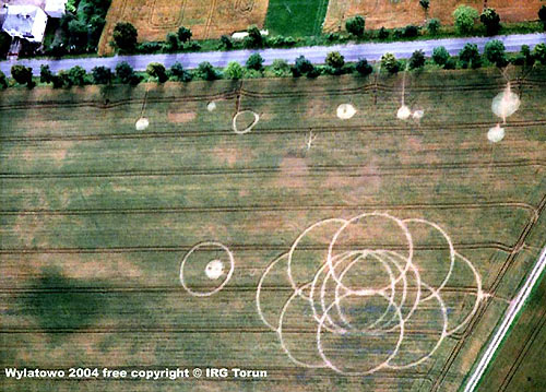 Kietrzem, Poland crop circle, aerial photo 21