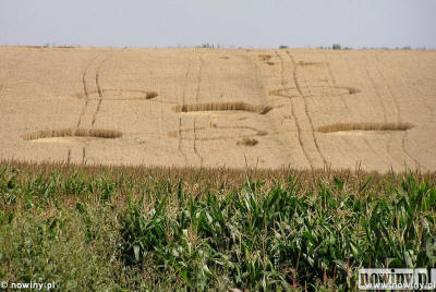 Kietrzem, Poland crop circle, aerial photo 9