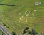 Kietrzem, Poland crop circle, aerial photo 26