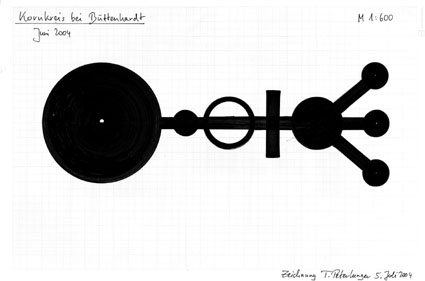 Near Ursellen, Switzerland crop circle, aerial photo 5