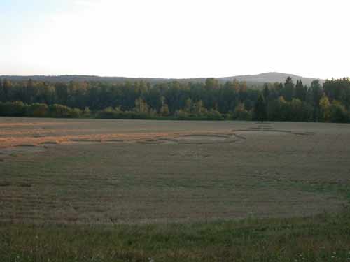Anna Lorenz, the woman who, Sweden crop circle, aerial photo 2