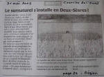 Full disclosure: made by Greenpeace, France crop circle, aerial photo 15