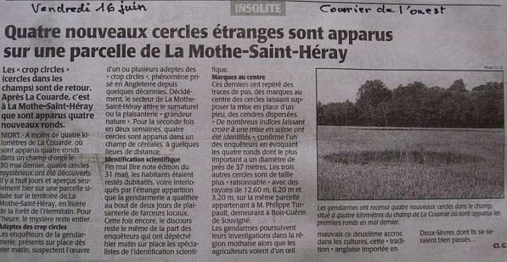 Full disclosure: made by Greenpeace, France crop circle, aerial photo 4