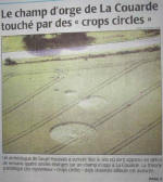 Full disclosure: made by Greenpeace, France crop circle, aerial photo 16