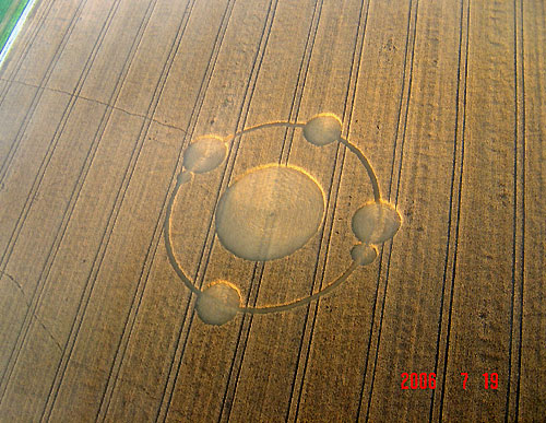 KRAPJE, Slovenia crop circle, aerial photo 2