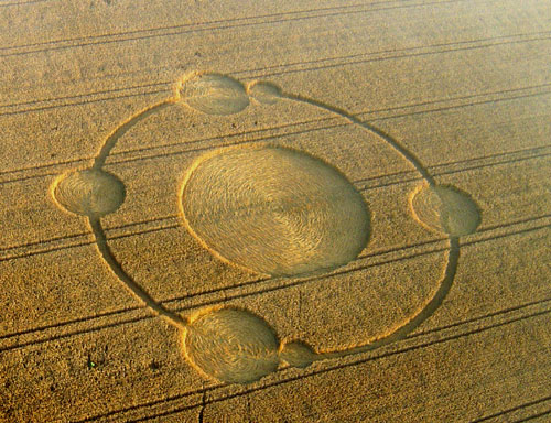 KRAPJE, Slovenia crop circle, aerial photo 4