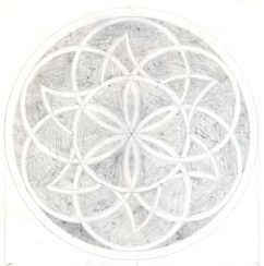 Genval, Belgium crop circle, aerial photo 2