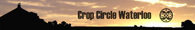 Genval, Belgium crop circle, aerial photo 30