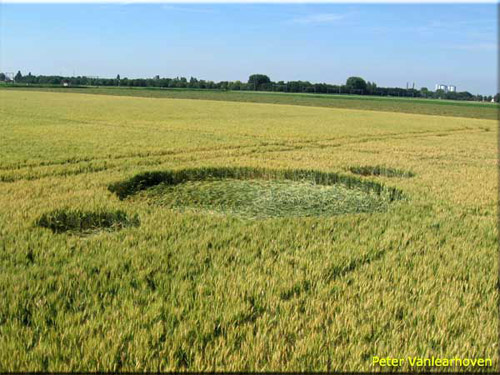 This formation was discovered and, Netherlands crop circle, aerial photo 6