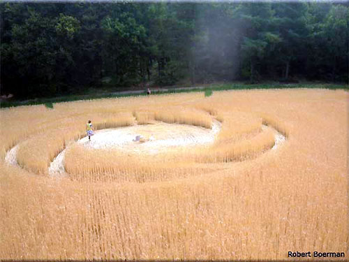 This formation was discovered and, Netherlands crop circle, aerial photo 14