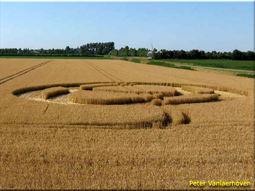 This formation was discovered and, Netherlands crop circle, aerial photo 4