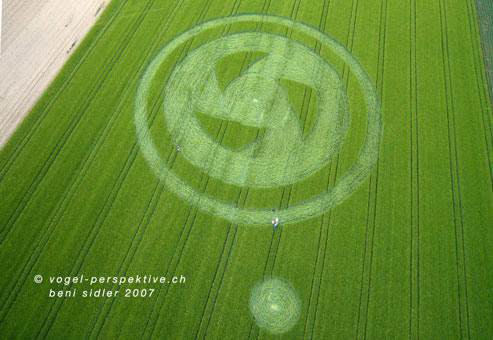 Switzerland, Switzerland crop circle, aerial photo 24