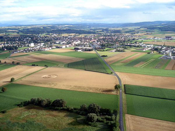 Switzerland, Switzerland crop circle, aerial photo 14