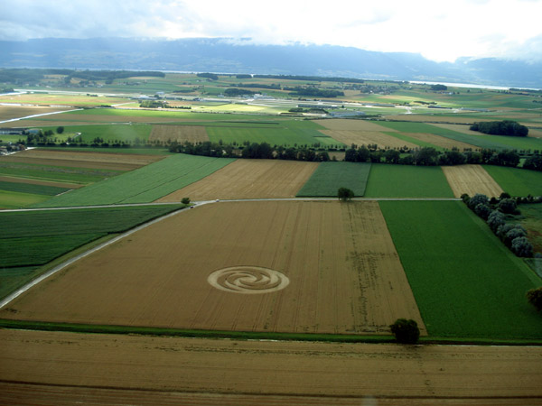 Switzerland, Switzerland crop circle, aerial photo 15
