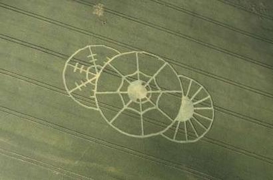 Liberec, Nr Prague, Czech Republic crop circle, aerial photo 3