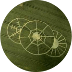 Liberec, Nr Prague, Czech Republic crop circle, aerial photo 7