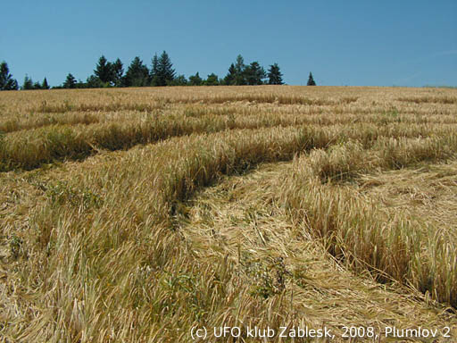 U Lázničků” at the Plumlov dam, Czech Republic crop circle, aerial photo 8