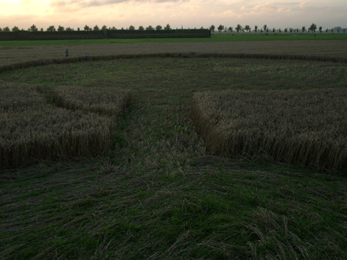 West End Road, Wiltshire crop circle, aerial photo 17