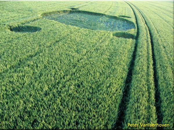 Standaardbuiten, Noord Brabant, Netherlands crop circle, aerial photo 2